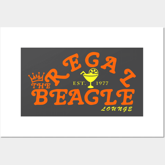 regal beagle lounge Wall Art by annateraa